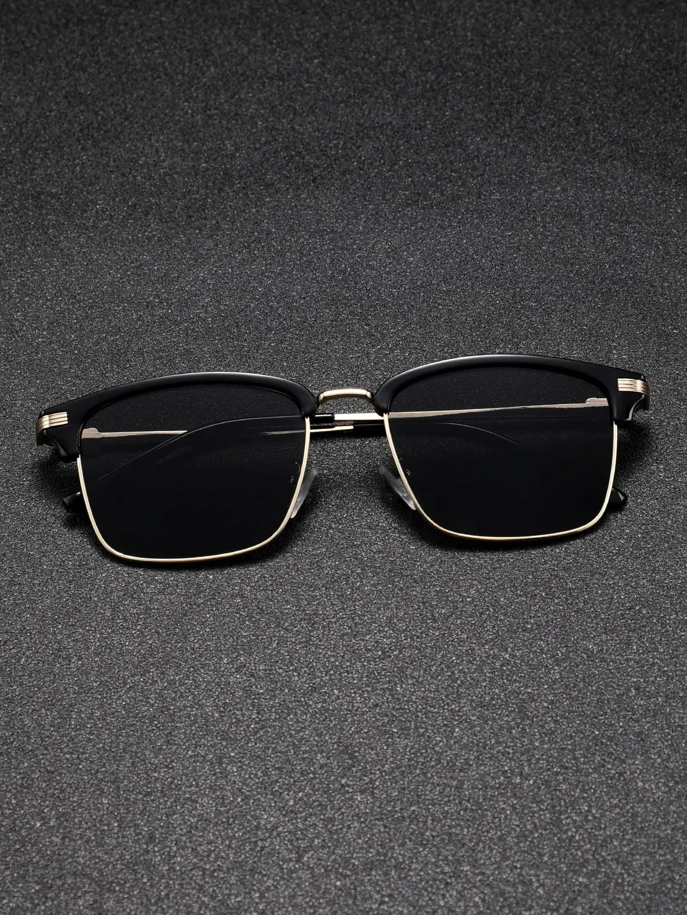 Gafas cuadradas de moda de Metal Unisex, accesorios de ropa para exteriores, para tomar fotos, 1 ud.