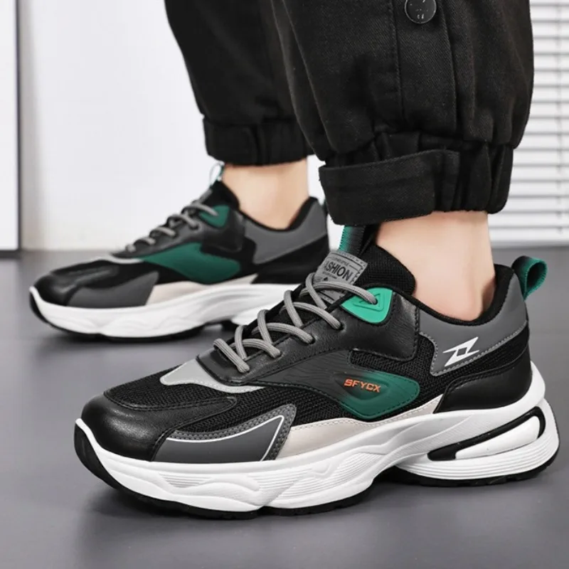 

Men's Sneakers New Breathable Mesh Shoes Fashion Casual Shoes Comfort Sports Running Shoe Platform Vulcanized Shoe for Men Tenis