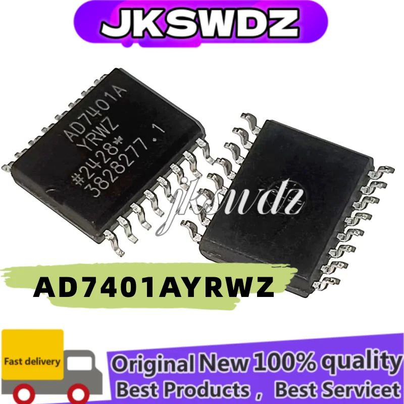 

5 piezas 100% NEW AD7401AYRWZ AD7401A AD7401 SOP-16