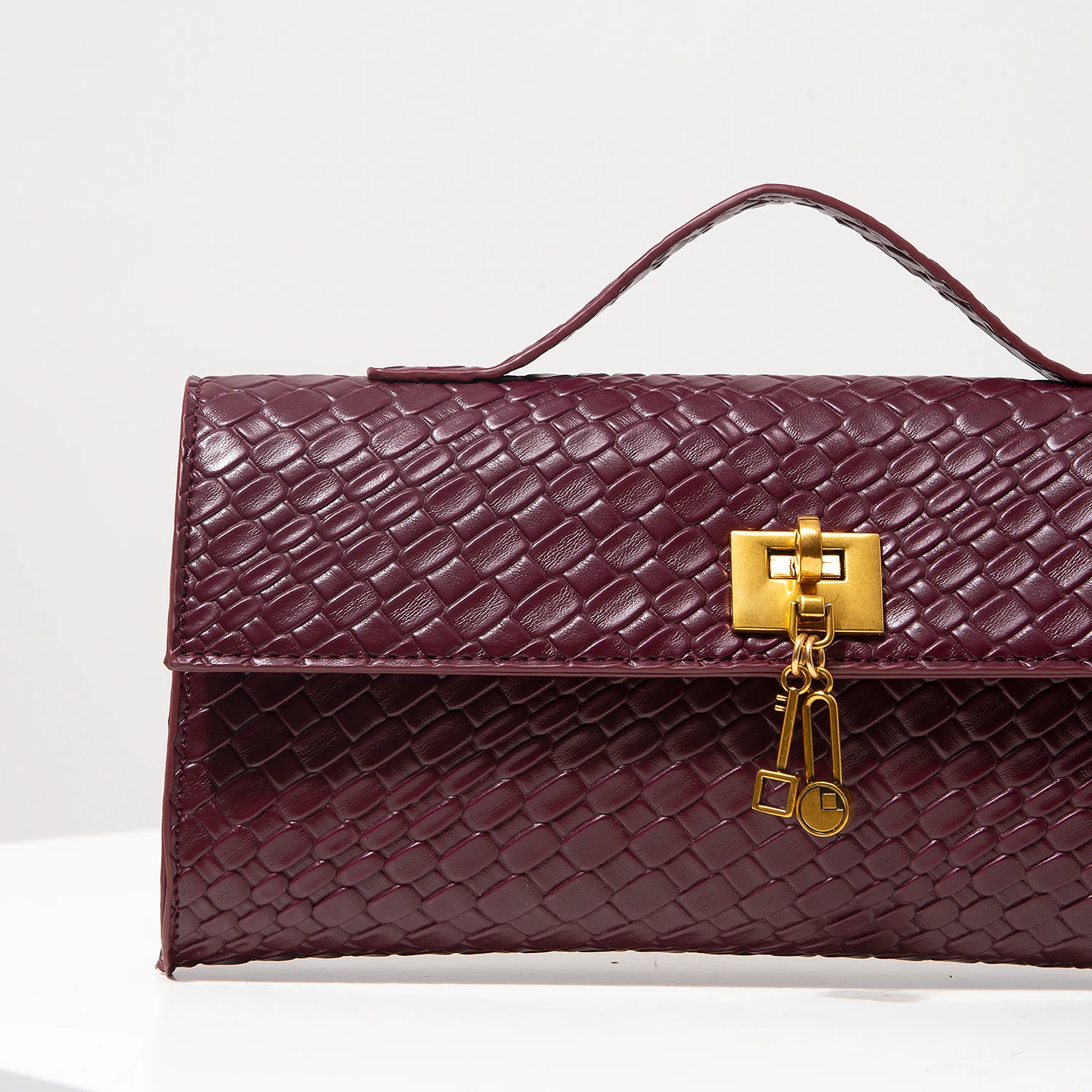Bolsos Para Mujer, burgunderrote Geldbörse, Vintage-Tasche, Arbeitstasche für Damen, Business-Casual-Damen, Weihnachtstasche, Geschenke für Damen, Brautparty – Detail 8