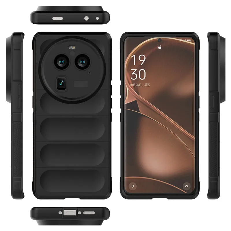 For OPPO Find X6 Pro Cover OPPO Find X5 Lite X6 Pro Case Shockproof Rubber Silicone Bumper For OPPO Find X6 Pro Fundas 6.82 inch