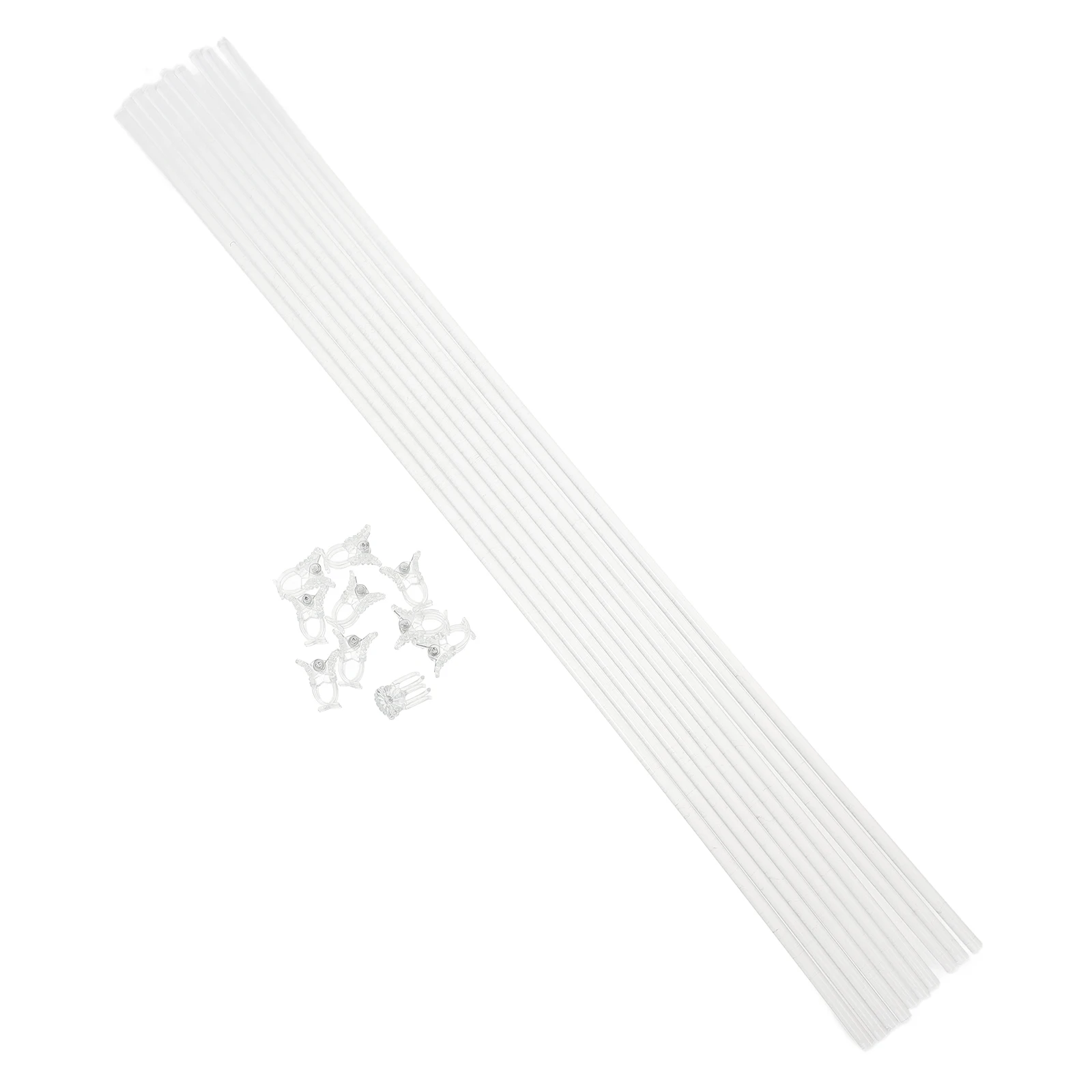 

Flexible Acrylic Plant Support Stakes Garden Accessories Vine Stem Support Pole Transparent for Plants