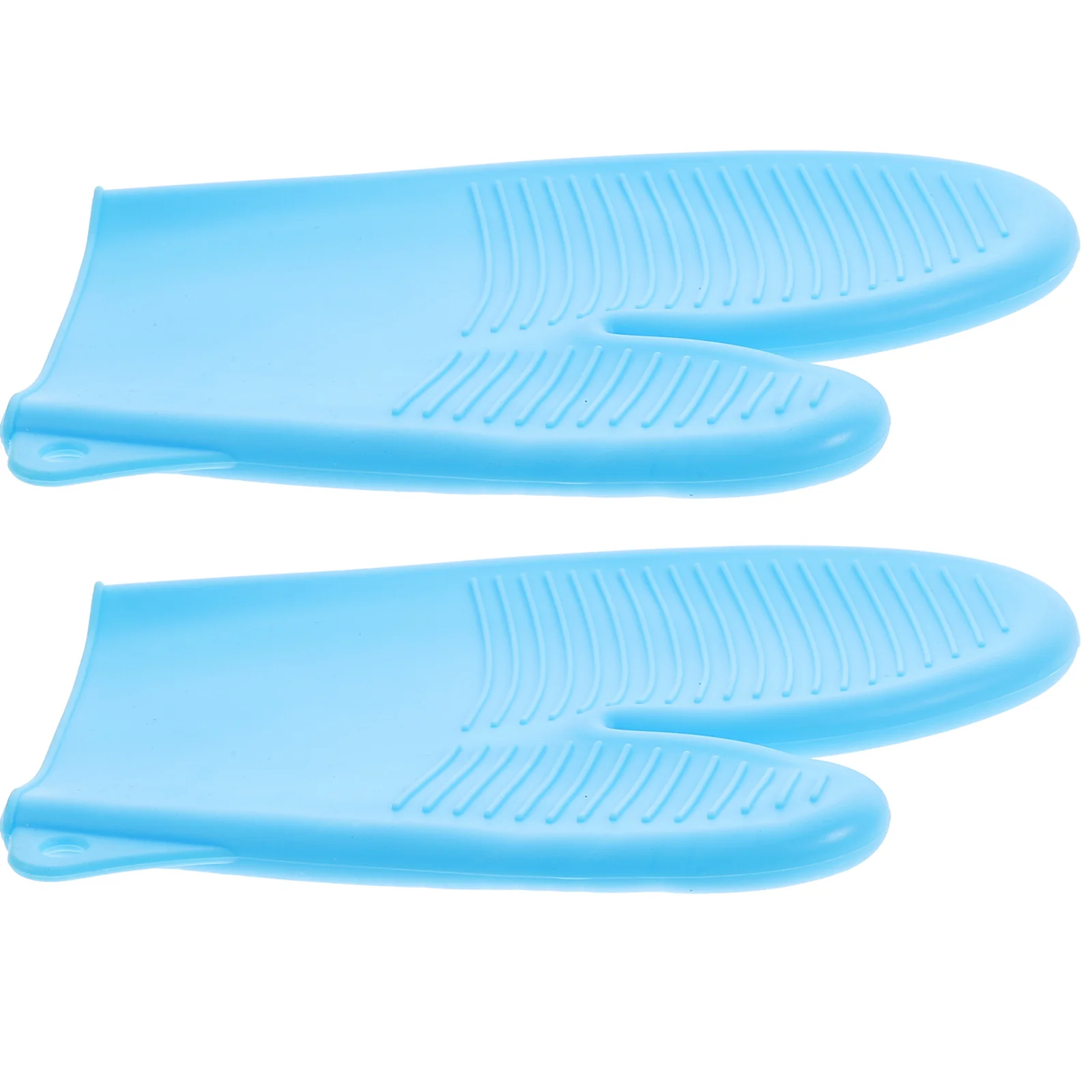 

2Pcs Silicone Oven Mitts Heat Resistant Non-Deformation Anti-Scald Anti-Skid Kitchen Gloves Oven Gloves Baking Heat Protection