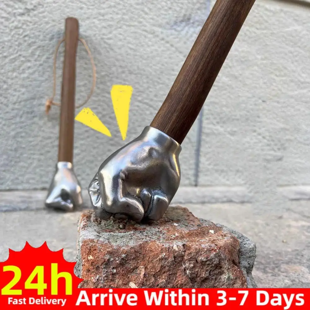 

Fist Hammer Multifunctional with Wooden Handle Sledge Hammer for Outdoor Camping