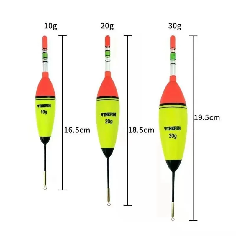 5pcs/lot Long Vertical Fishing Floats Bobber EVA High Quality Fishing Float 10g 20g 30g for Wonderful Tool for Fishing Lovers