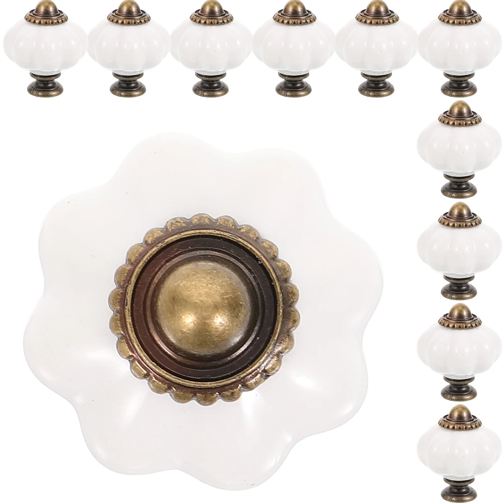 

10Pcs Crystal Clear Acrylic Door Knobs Decorative Cabinet Handles Drawer Pulls Home Decor Hardware for Kitchen Cupboards