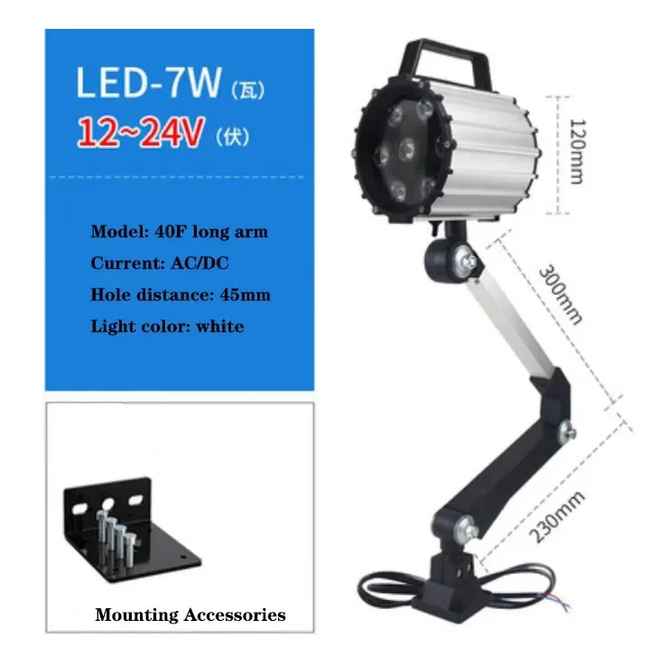 Werk Licht Led Freesmachine Boormachine Slijpmachine Verlichting 220V 36V 24V Waterdichte Olie Cnc Draaibank Lamp 1Pc