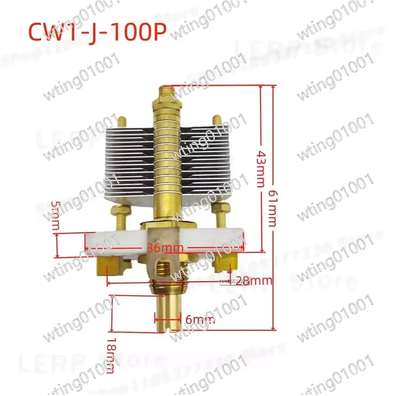 for CW1-J50P/G100P Premium Ceramic Tuning Capacitor with Wide Spacing Air Dielectric for RF Circuits Offering Superior