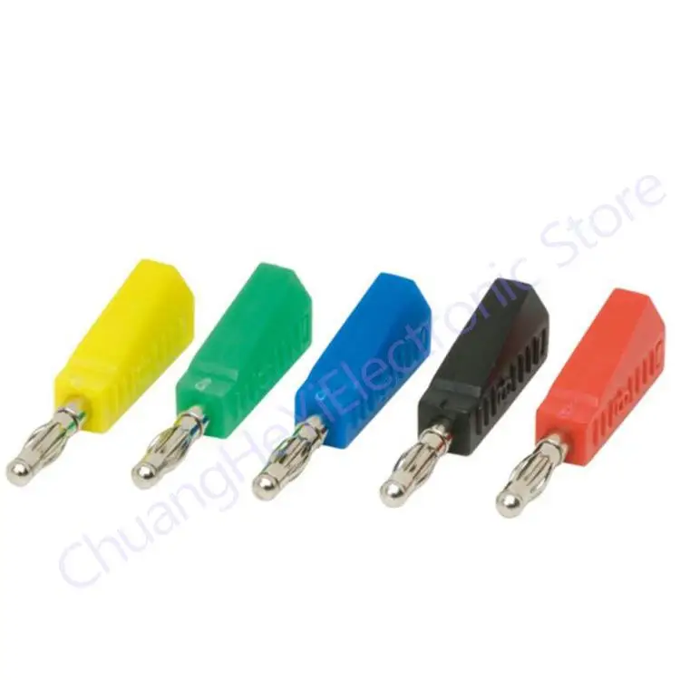 10PCS 4mm Banana Plug Connector banana joint gun type can continue to plug welding type