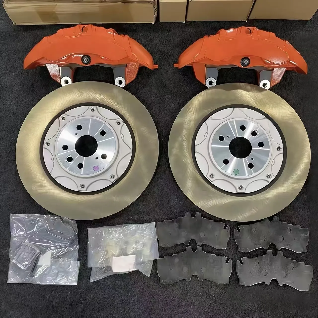 Auto Front Brake Systems  Upgrade Brake Kit 6 Pot Brake Calipers Kit Rotor for lexus RX Classic SC for ES NX LS for bmw F10