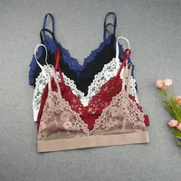 1/2 Pcs Transparent Lace Underwear Bra Sexy See Through Mesh Brassiere Wire Free Sheer Lingerie for Women