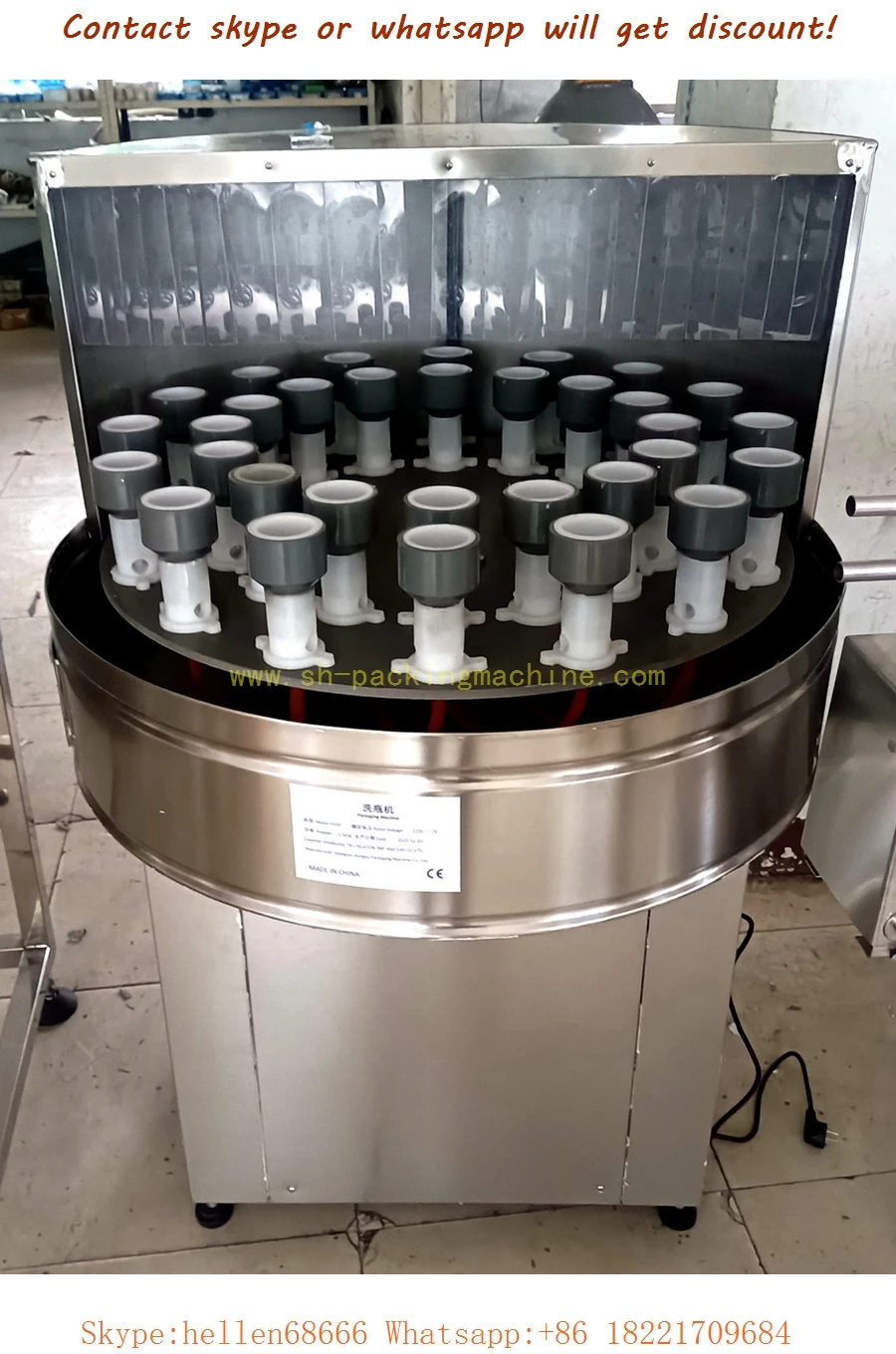 

Машина для очистки винных бутылок, машина для очистки пластиковых бутылок, полуавтоматическая машина из нержавеющей стали SUS304, машина для мойки стеклянных бутылок