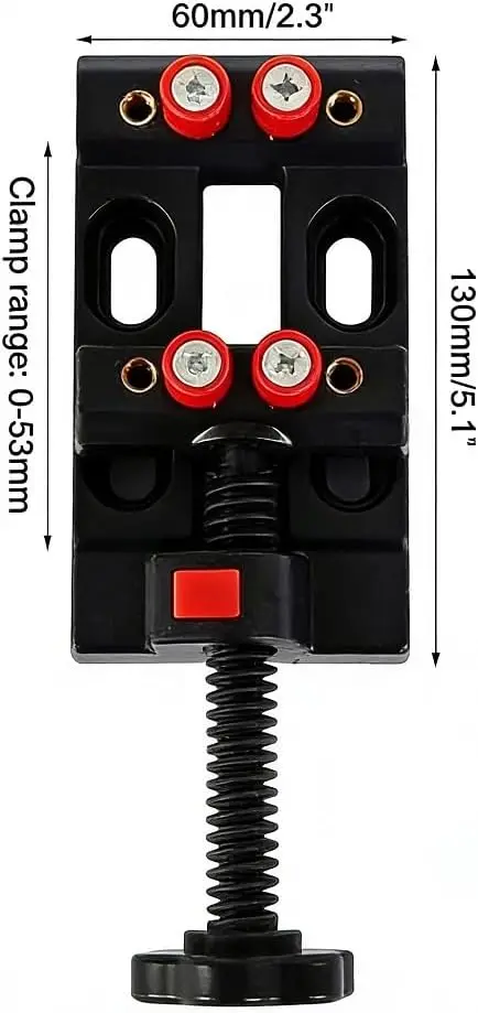 Universal Mini Drill Press Vise Table for Jewelry, Walnut Core Watch Repair Clamp, DIY Sculpture Craft Carving