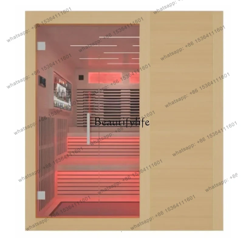 

Steam sauna family light wave energy house graphene far infrared bath box