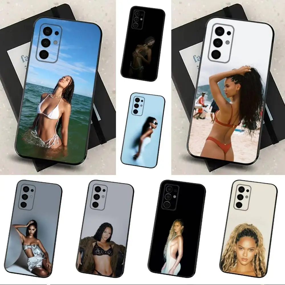 

Model J-Juliana N-Nalu Phone Case For Samsung Galaxy A13,A21s,A22,A31,A32,A52,A53,A71,A80,Soft Black Shell