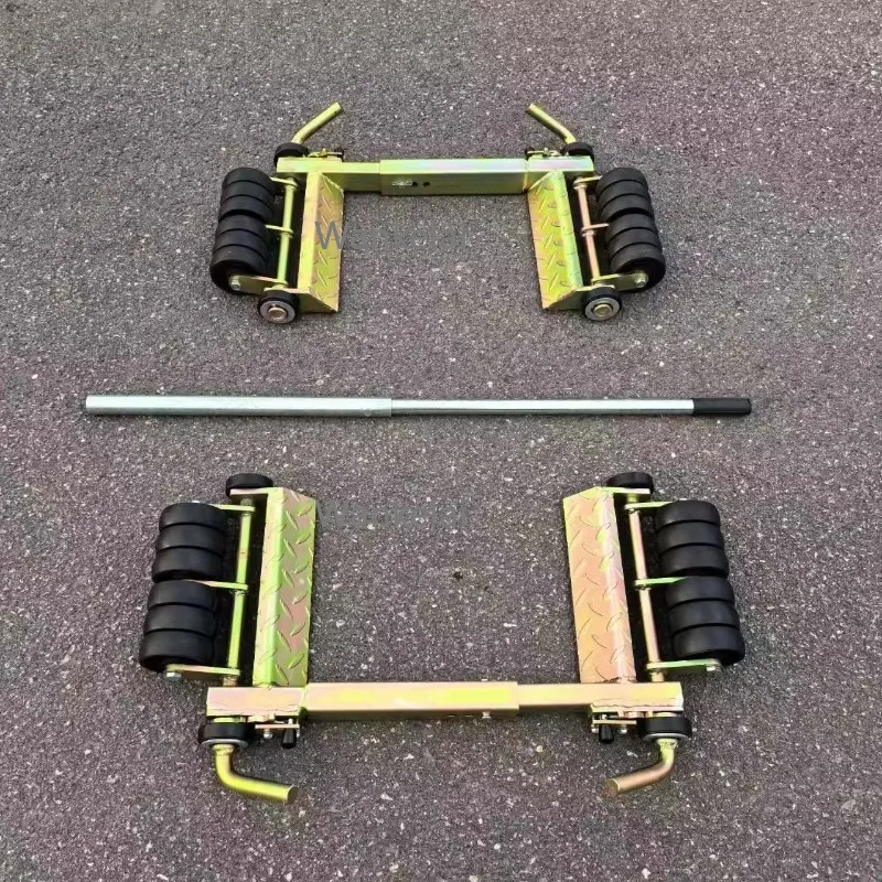 

1Ton Dolly Jack Trailer Auxiliary 6 Wheels for Move Hand Carts & Trolleys Product Off-road Vehicles Car Wheel Loading Lift