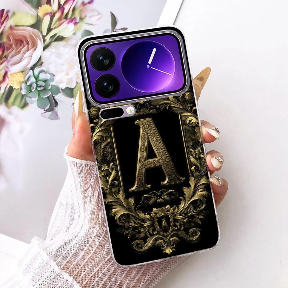 ل Xiaomi 17 برو ماكس Mi17 17Pro الغطاء الخلفي شفاف سليم لينة بولي يوريثان سيليكون جراب هاتف أسود أحمر إلكتروني نمط الغلاف #2