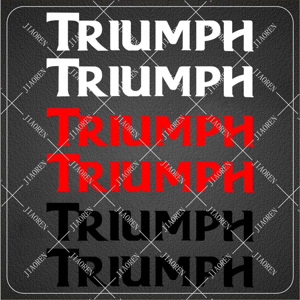 

Christmas Halloween Vinyl Triumph Sticker Logo Motorcycle Tank Helmet Car Bike Decal