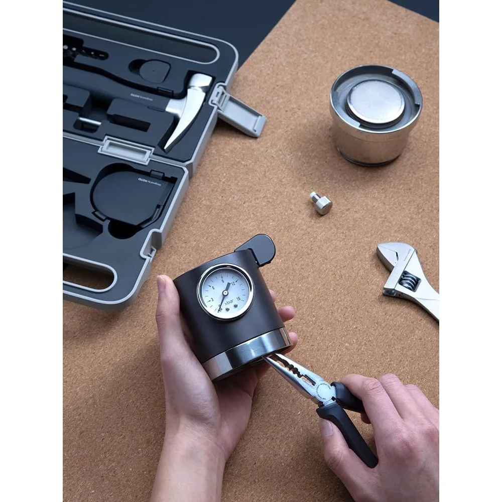 طقم مثقاب لاسلكي بدون فرش مع سرعة قابلة للتعديل، قفل مخفي، شاشة عرض LED، واجهة رقمية ذكية #3