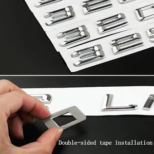 سيارة 3D ABS الجذع رسائل شارة شعار شارة ملصق ملصق لسيارات BMW 5 series 520i 525i 528i 530i 535i 540i E39 E60 E61 F10 F11 G30 أفضل 6 سيارات مبيعات مع 5 أحرف - No3