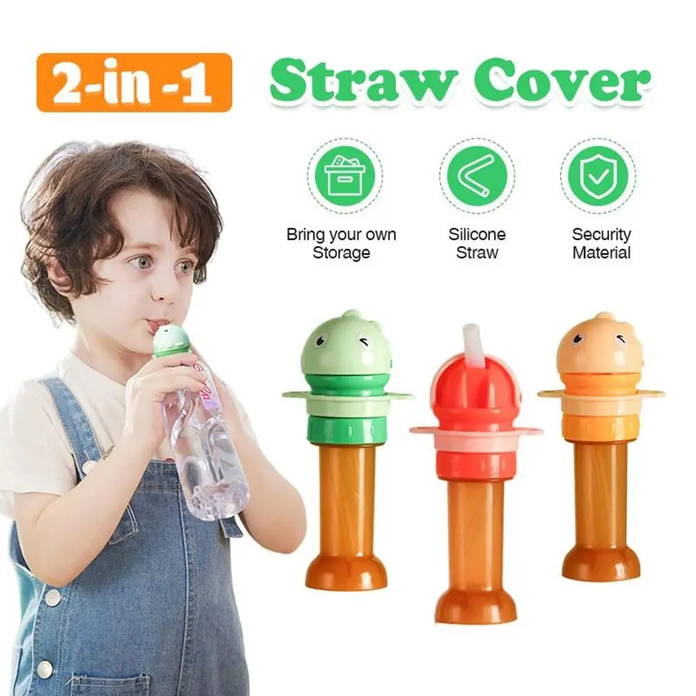 New Portable Anti-choking Bottle Cap Multifunctional Universal Straw Caps Water Bottle Accessory Bottle Cap Converter