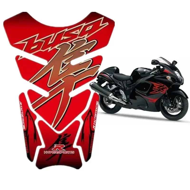 For GSX1300R GSXR1300 Motor Tank Pad Protector 3D Gel Sticker Decal GSXR 1300 - 4