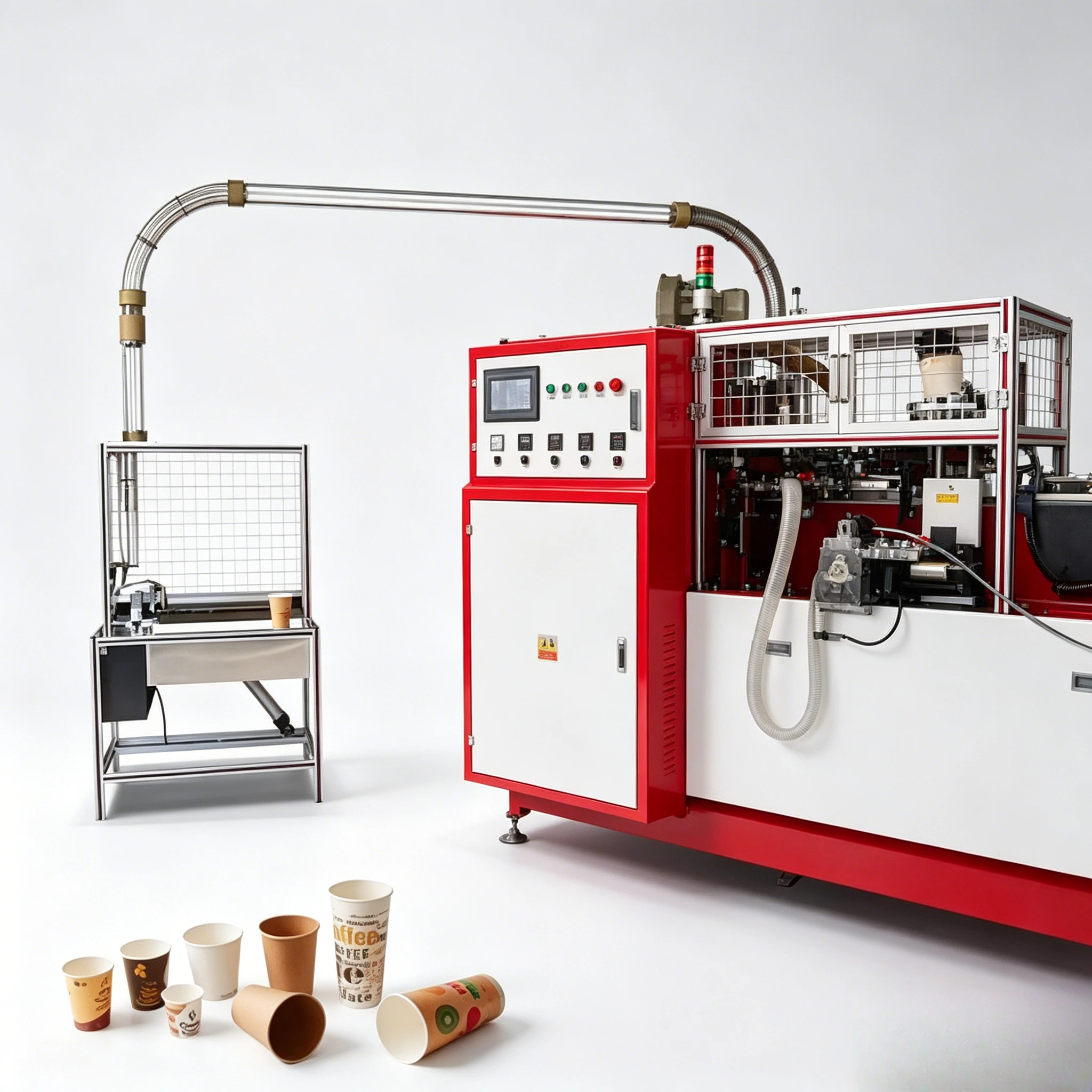 Customized  Small Fully Automatic Disposable Paper Coffee Cup Production Machine for Small Businesses-Factory Wholesale