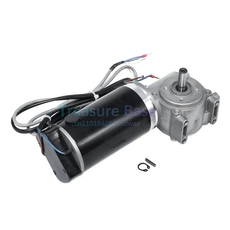 

24 В постоянного тока, 60 Вт, 100 Вт, червячный мотор-редуктор с высоким крутящим моментом, интеллектуальный энкодер, электрический дверной двигатель для отелей, автоматическая дверь 220/250 об/мин