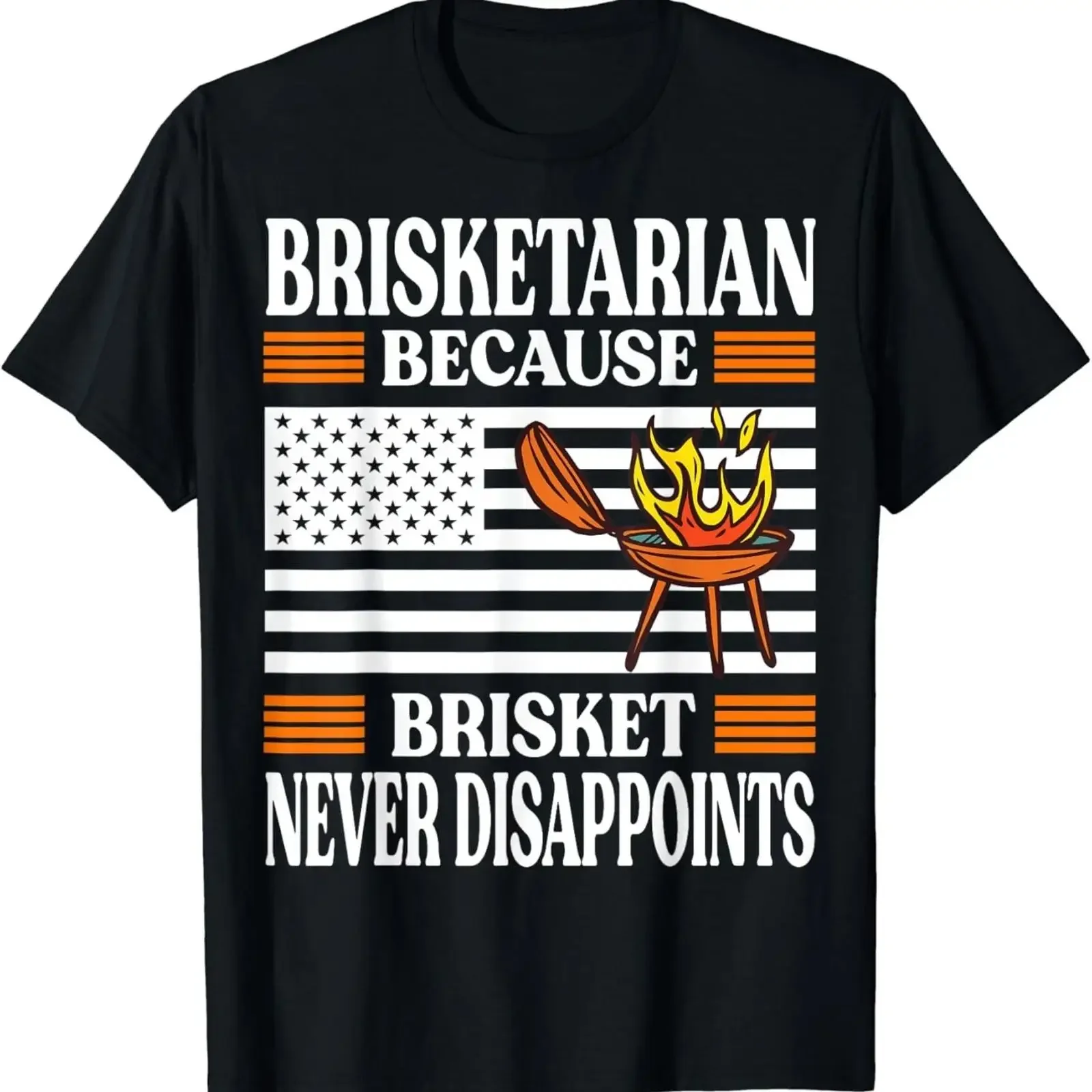 Brisketarian Because Brisket Never Disappoints BBQ Lover T Shirt vintage Washed fashion Stylish Versatile Top For Everyday Wear