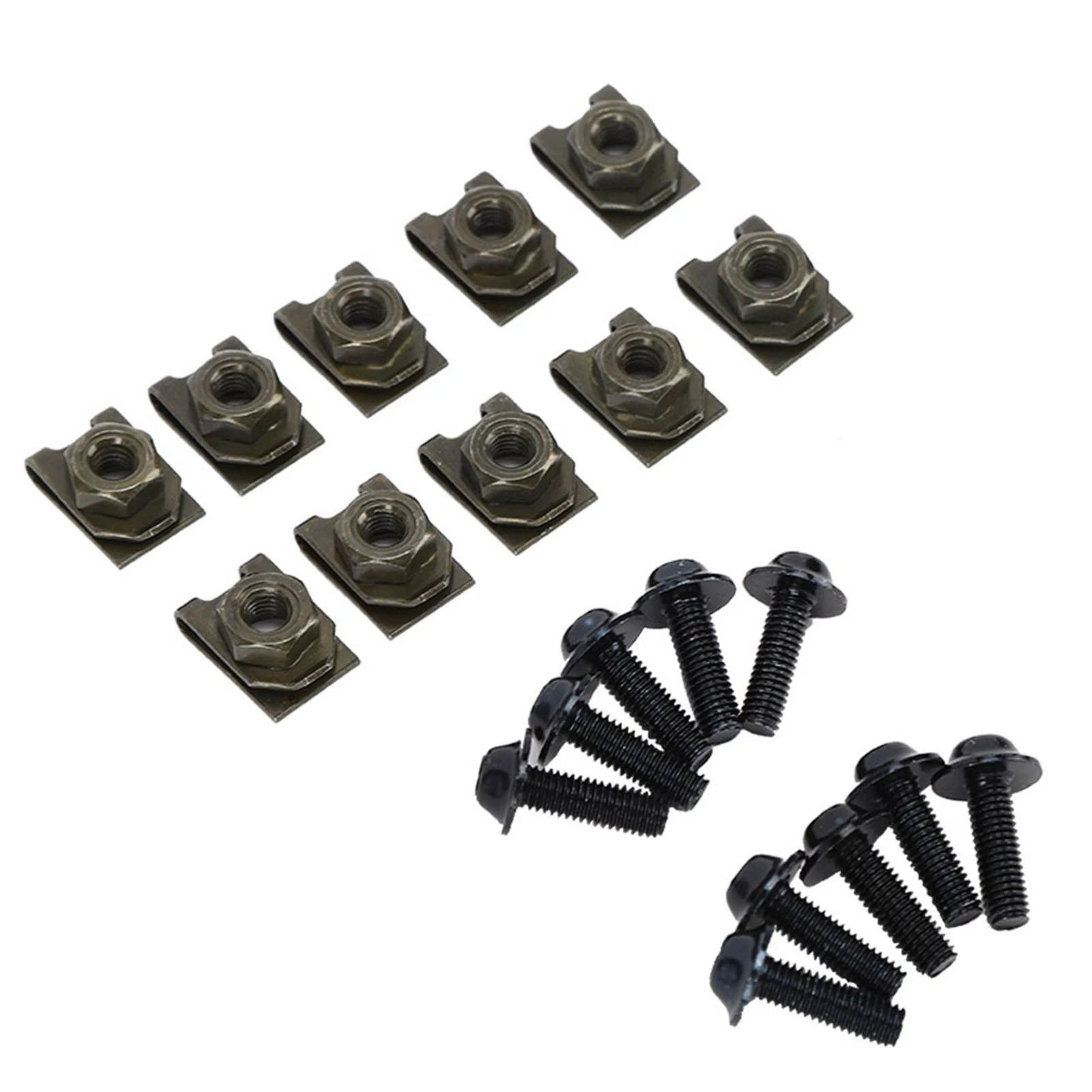 5*16MM Motorcycle Fairing Body Bolt Kit Screw Spire Speed Fastener Clip Nut