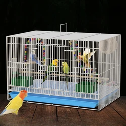 Large Hut Bird Cages Parrot Decoration Backpack Habitat Bird Cages Products Outdoor Vogelkooi Accessoires Bird Supplies RR50BN