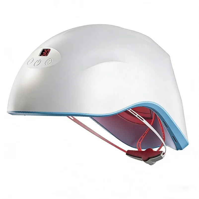 Low Energy 650nm Wavelength Semiconductor Helmet Long Hair Cap, Scalp Care Instrument
