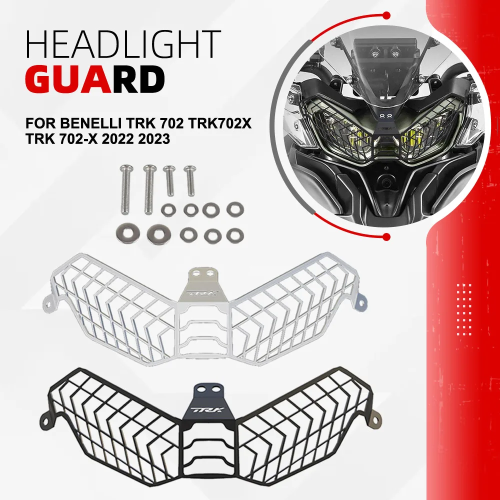 

TRK702 Headlight Guard FOR Benelli TRK 702 TRK702X trk 702-X 2022 2023 Motorcycle Headlamp Grill Head Light Protection Cover