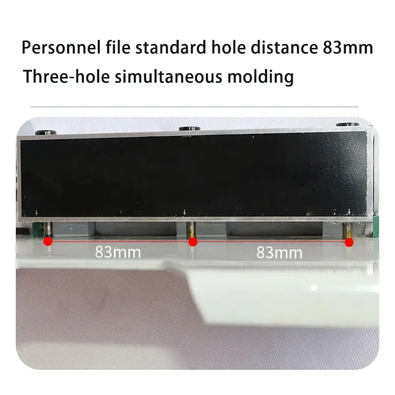 آلة تجليد ثقب المستندات، آلة ثقب يدوية، أداة ثقب البيانات، قسيمة مالية، مجلد ملفات A4، كادير الموظفين