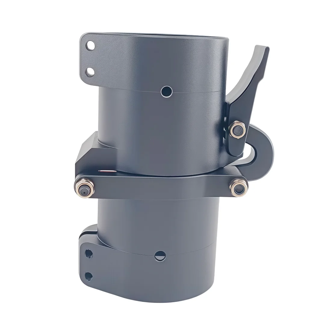 48mm carbon tube cross-section folding part machine arm tube base aluminum alloy