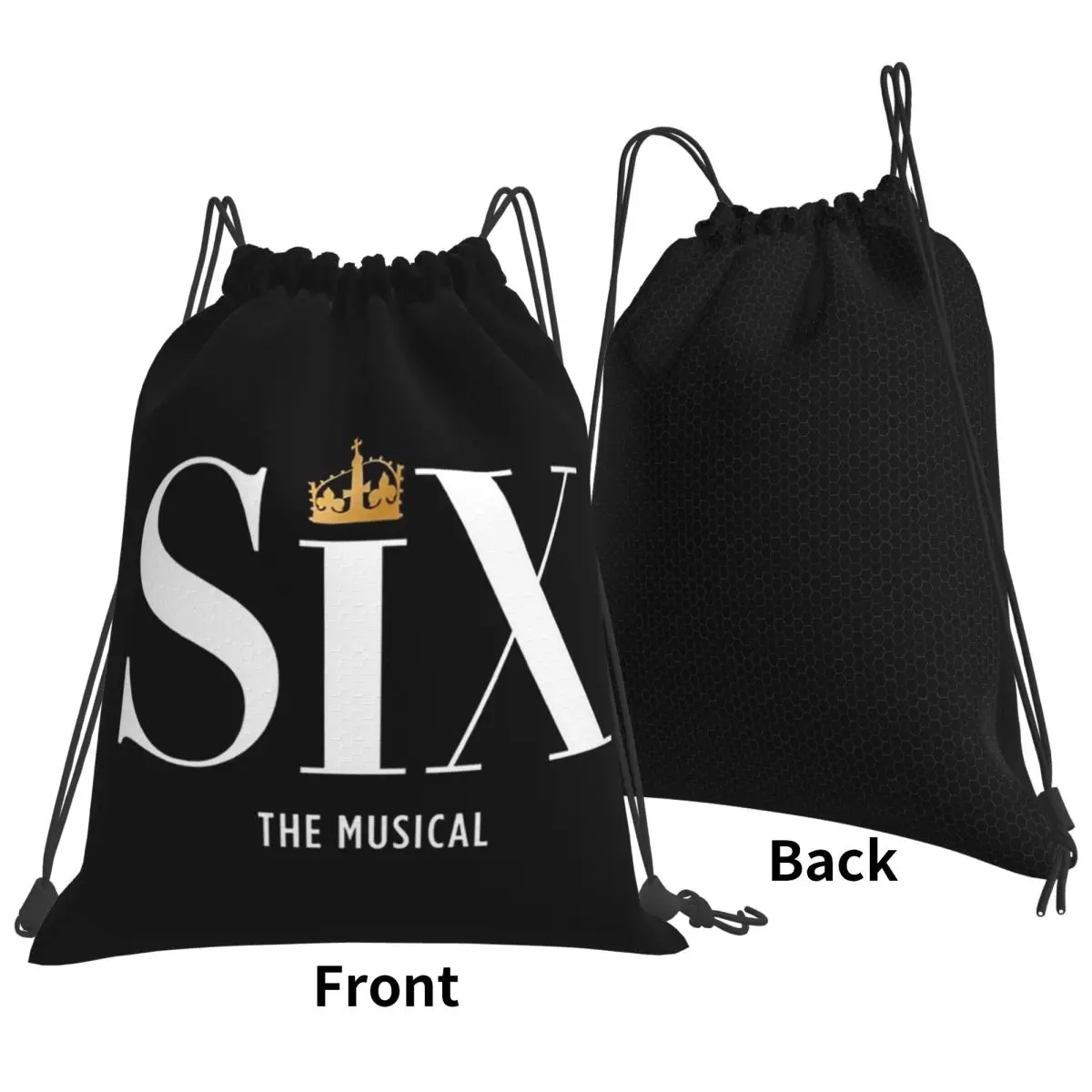 حقائب ظهر مكونة من ستة حقائب ظهر موسيقية عصرية محمولة برباط حقيبة رياضية حقائب كتب للمدرسة للرجال والنساء