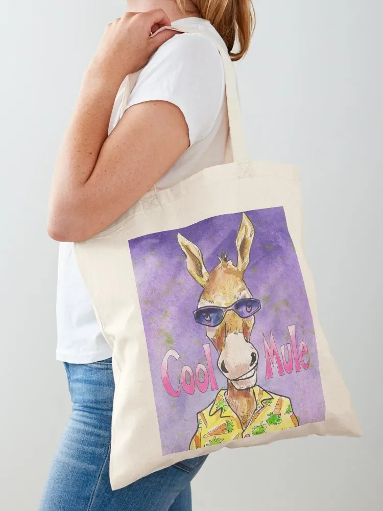 

Cool Mule Tote Bag Custom bag Women's bag canvas shopping hand