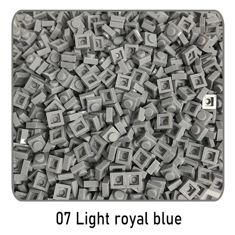 500 stücke/100 stücke DIY Pixel Kunst Bausteine 1x1 Quadratische Ziegel Groß Kompatibel Mit 3024 Dünne Zahlen ziegel Montieren Spielzeug für