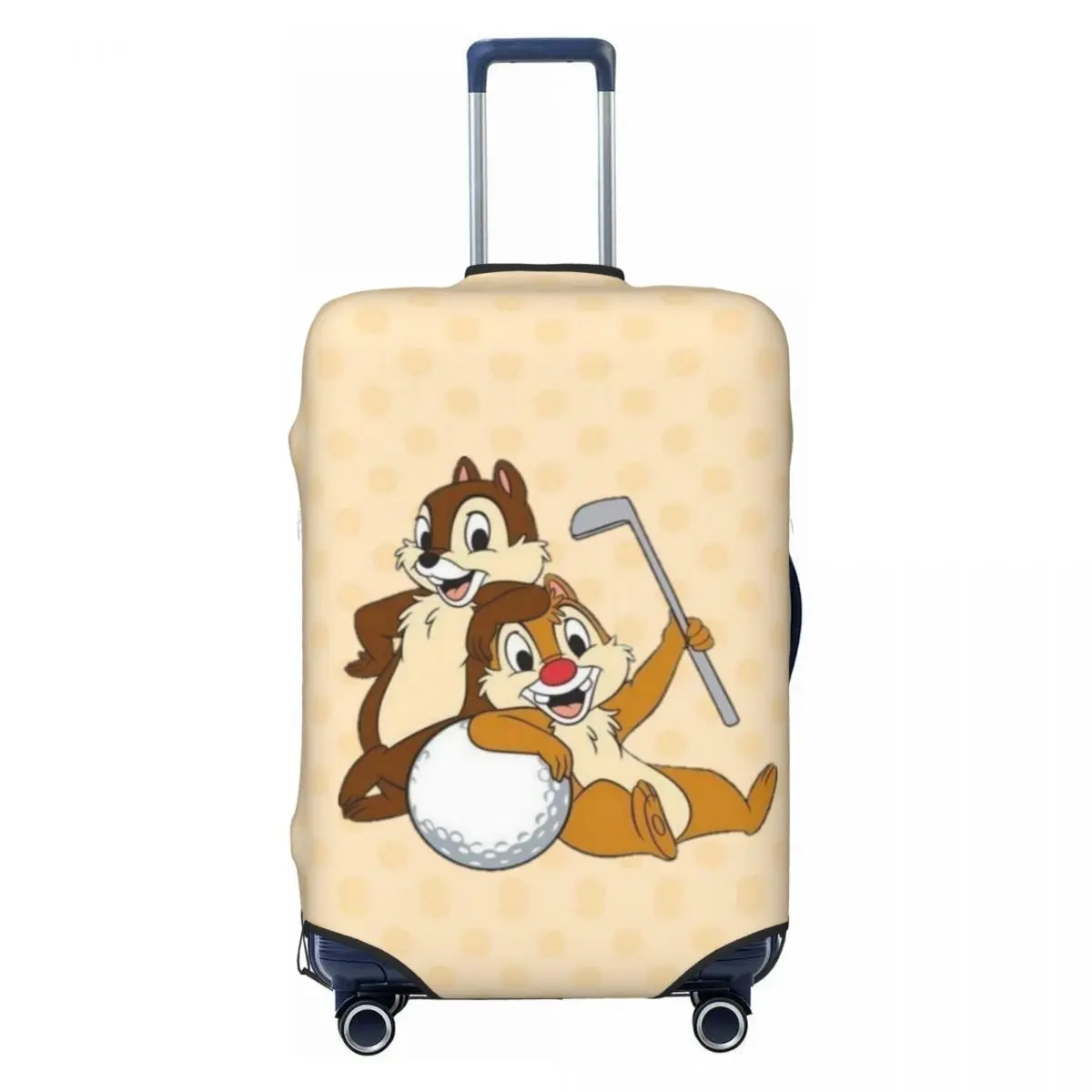 

Забавный чехол для чемодана с изображением мультяшных персонажей Чип и Дейл, милый защитный чехол для чемодана, подходит для чемоданов 18-32 дюймов