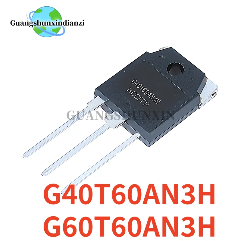 5 peças 100% novo crg60t60an3h g60t60an3h crg40t60an3h g40t60an3h TO-3P lgbt transistor de melhor qualidade em estoque
