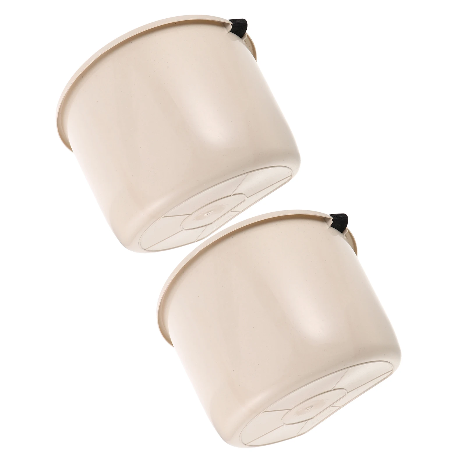 Set di 2 Cestini Multifunzionali per Raccolta, Cesto da Giardino Resistente con Tracolla, Contenitore per Frutta e Verdura