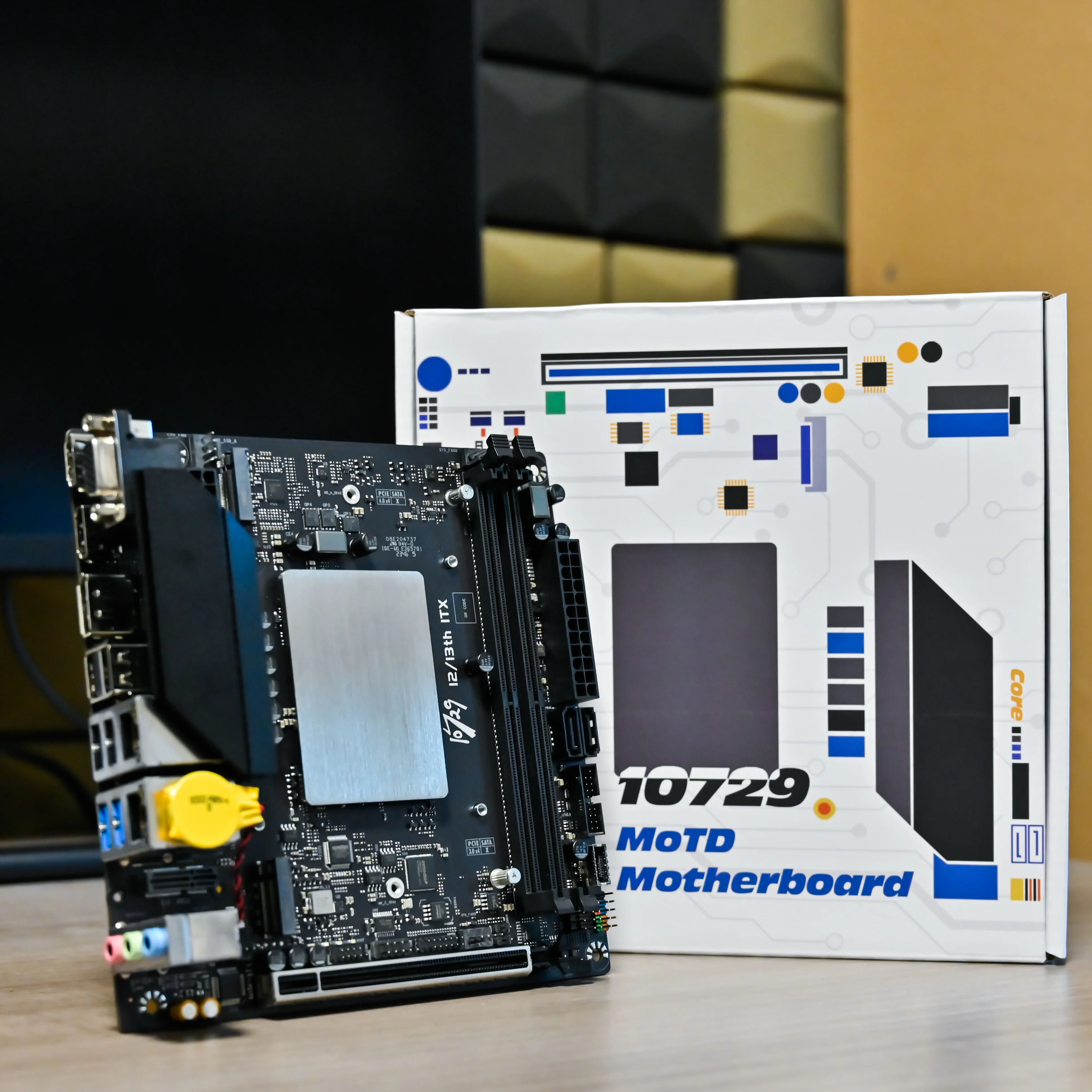 

10729 13th Itx Ddr4 Office Substrate Kit, Integrated With Central Cpu Internal Processor Kit Q1hy 13900hk(es) 14c20t