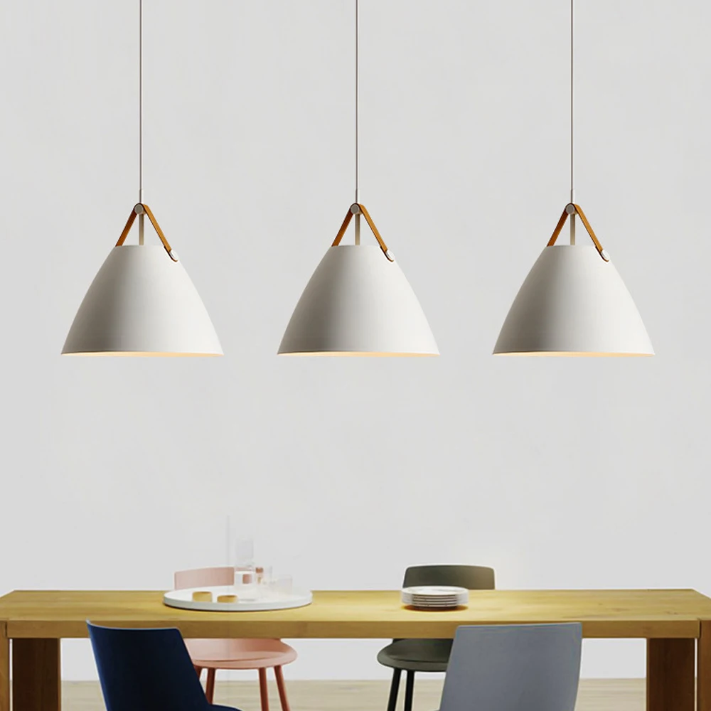 Modern Aluminum Pendant Light Nordic Ceiling Lamp for Living Room Hanging Lighting Fixture Restaurant Kitchen Ceiling chandelier