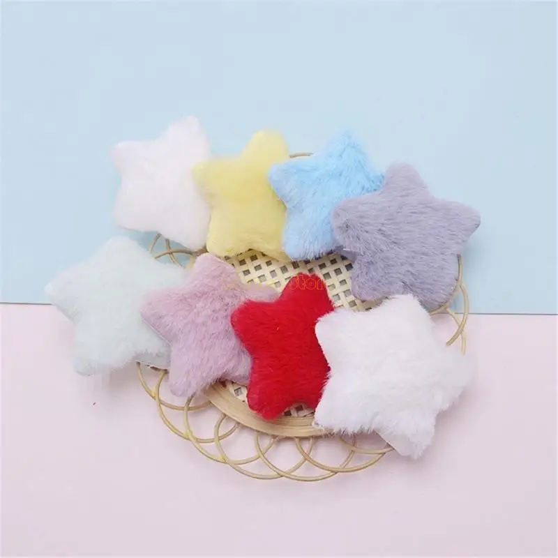 31BF Hairhoop Appliques Handmade Star Conjunto 20 faixas artesanais Fazendo suprimento