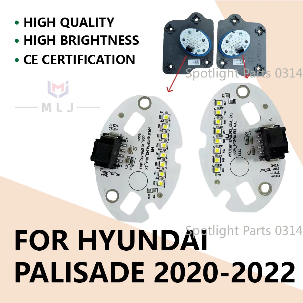 

Applicable For Hyundai Palisade LED Board DRL Chip Angel Eye Module Light Source Boards Daytime Running Light Car Accessories
