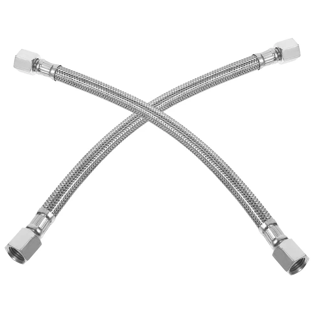 

2 шт. сменные шланги для воздушного компрессора: алюминиевая головка насоса, гибкая трубка из нержавеющей стали, пневматический шланг для компрессора