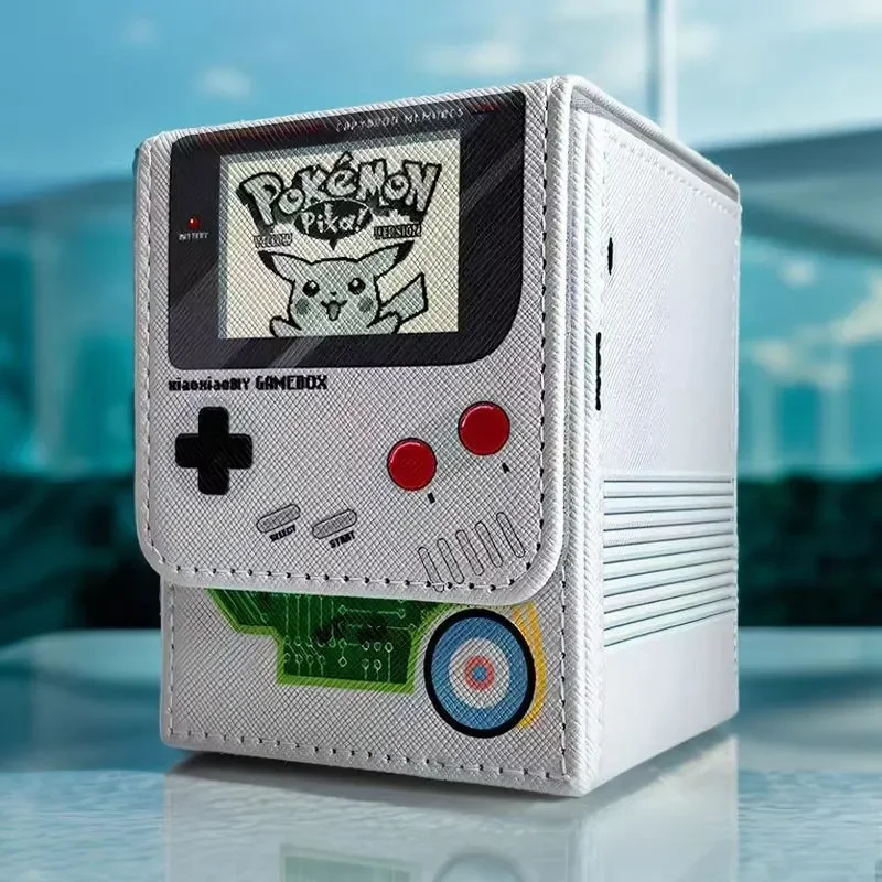 

Ptcg Card Box For Pokemon Card Duel Monsters Magnetic Attraction Storage Box Luxury Super Large Capacity 100+ Cards Organizer