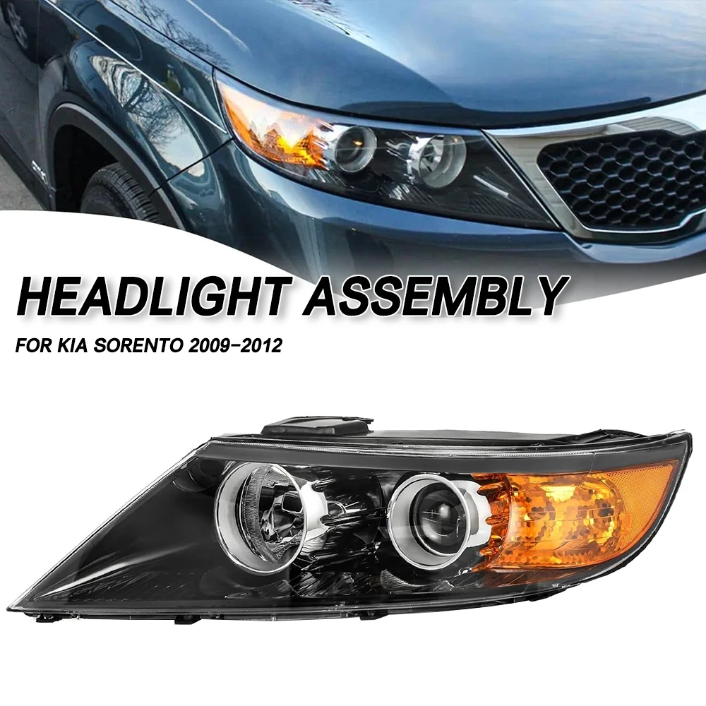 

For Kia Sorento 2009 2010 2011 2012 Front Bumper Head Light Headlamp Driving Headlight Turn Signal Light