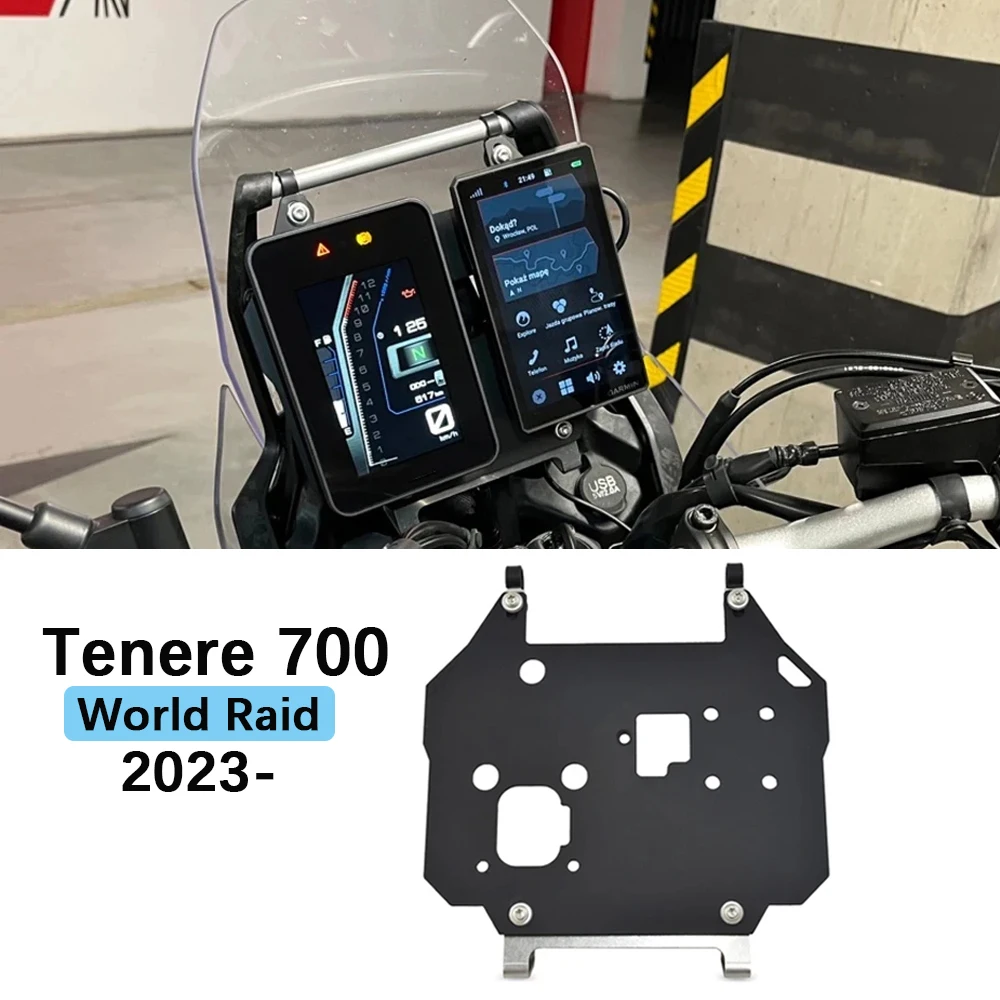 

Многофункциональная база дисплея Tenere 700 World Raid для Yamaha Tenere700, GPS-стабилизатор, навигационный держатель, комплект для замены приборной панели