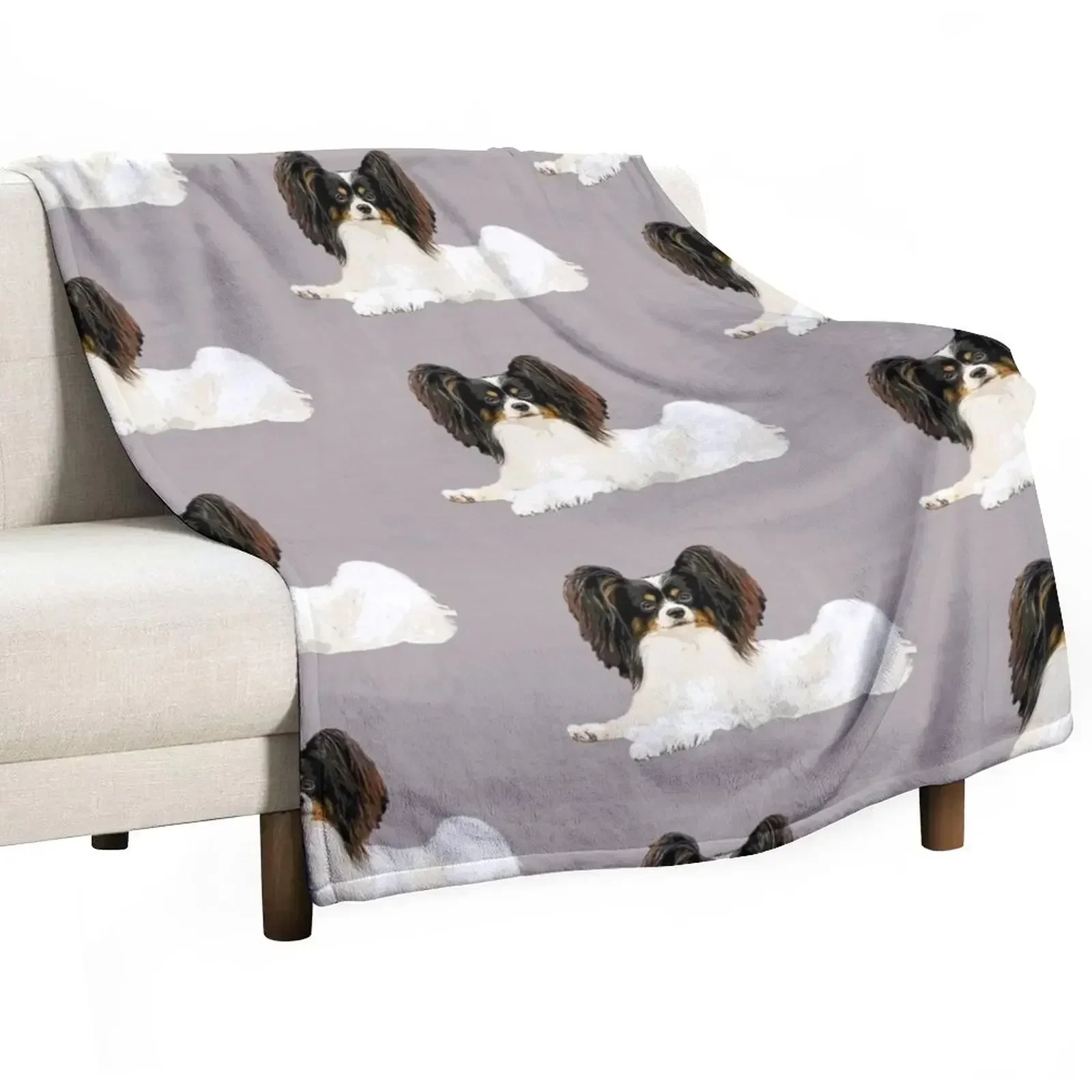 

Papillon - Look at those butterfly ears! Throw Blanket valentine gift ideas Furry Warm Blankets